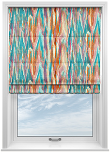 Bombay Velvet, Firestalk - Twist&Fit Roman Blind